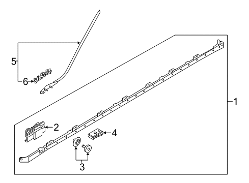 2018 Volvo XC60 Exterior Trim - Pillars, Rocker & Floor