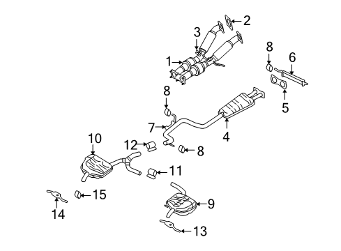 2009 Volvo V70 Exhaust Components
