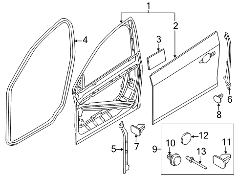 2016 Volvo S60 Cross Country Front Door