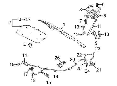 2018 Volvo V90 Cross Country Hood & Components