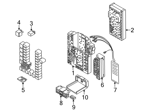 2001 Volvo S60 Electrical Components Diagram 6