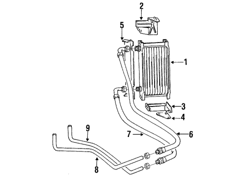 1988 Volvo 740 Oil Cooler
