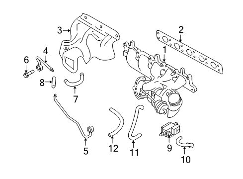 2013 Volvo C30 Turbocharger