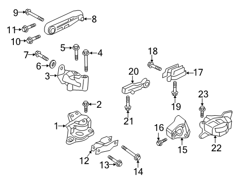 2019 Volvo V60 Torque Rod Diagram for 31359890