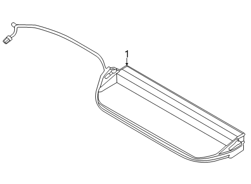 2019 Volvo S60 High Mount Lamps
