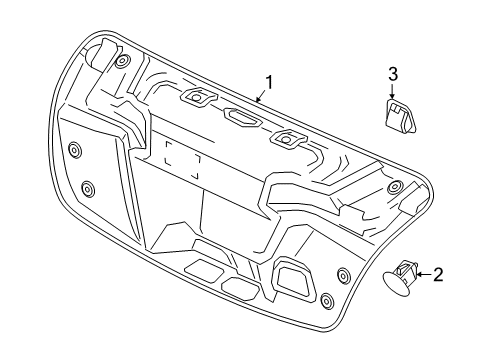 2019 Volvo S60 Interior Trim - Trunk Lid