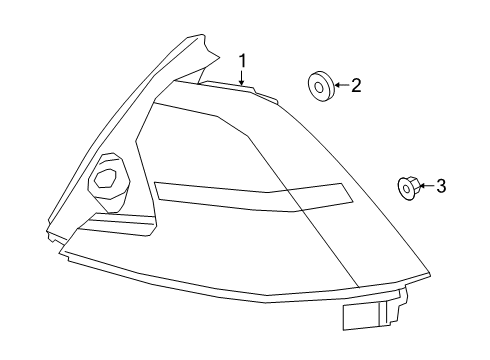 2019 Volvo S60 Tail Lamps
