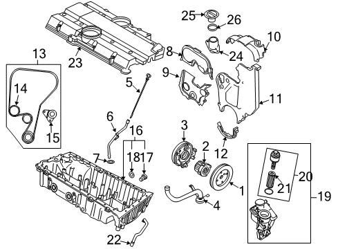 2016 Volvo S60 Cross Country Engine Parts