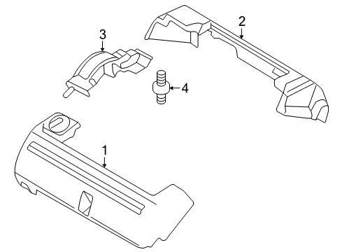 2007 Volvo S80 Engine Appearance Cover