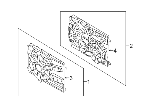 2009 Volvo V70 Cooling Fan