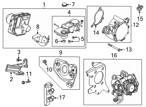 2023 Volvo XC60 Protect Plate Diagram for 32281313