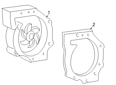 2003 Volvo C70 Water Pump