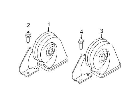 2019 Volvo XC90 Horn