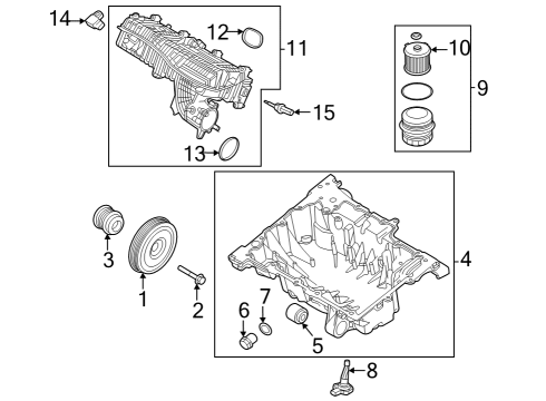 2023 Volvo V90 Cross Country Engine Parts
