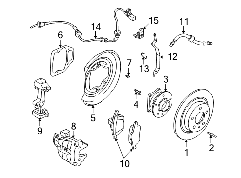 2004 Volvo S60 Flex Hose Diagram for 32246082
