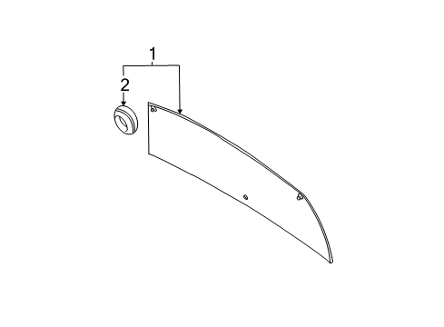 2006 Volvo XC70 Lift Gate - Glass & Hardware