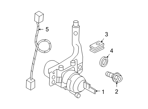 2007 Volvo V70 Front Lamps - Fog Lamps Diagram 2