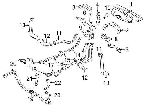 2019 Volvo XC90 Ducts