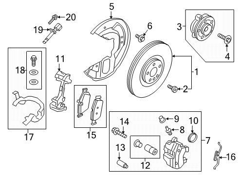 2019 Volvo S90 Anti-Lock Brakes Diagram 2