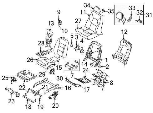 2011 Volvo XC70 Power Seats