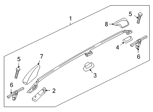 2015 Volvo XC70 Luggage Carrier