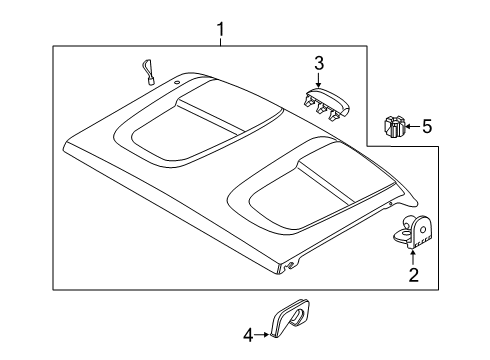 2021 Volvo XC40 Recharge Interior Trim - Rear Body
