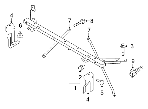 2018 Volvo XC60 Radiator Support