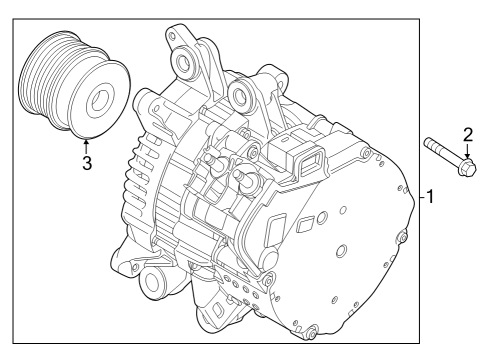 2023 Volvo V60 Cross Country Alternator