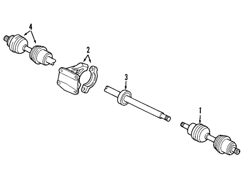2009 Volvo S80 Front Axle Shafts & Joints, Drive Axles