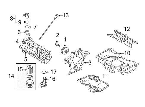 2005 Volvo XC90 Dipstick Diagram for 30720238