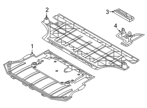 2023 Volvo C40 Recharge Splash Shields