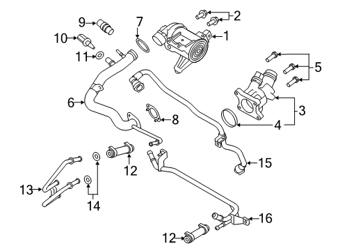 2020 Volvo S90 Water Pump
