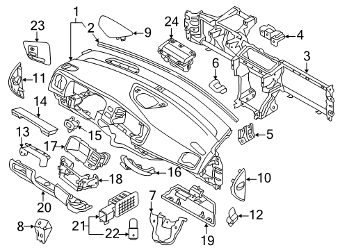 2016 Volvo S60 Cross Country Instrument Panel