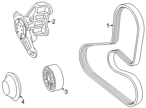 2003 Volvo C70 Belts & Pulleys