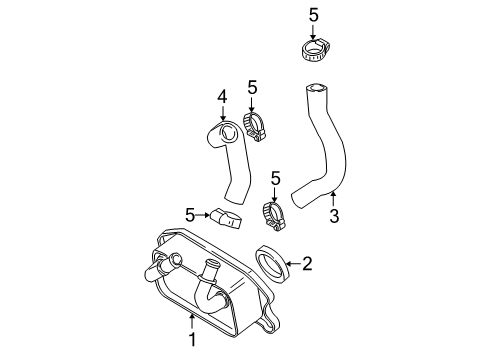 2002 Volvo S60 Oil Cooler
