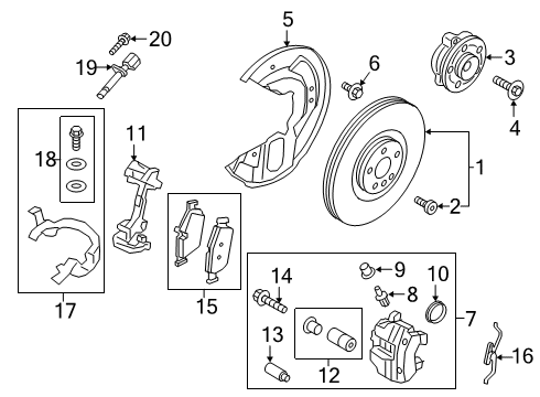 2020 Volvo V60 Cross Country Anti-Lock Brakes Diagram 2