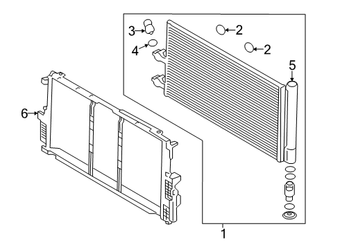 2019 Volvo XC40 Air Conditioner Diagram 1
