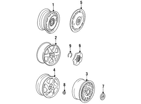 1995 Volvo 850 Wheels
