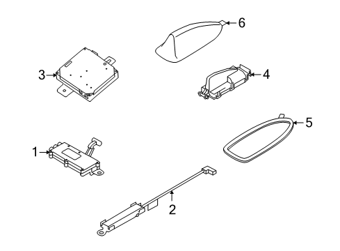 2009 Volvo V50 Antenna & Radio