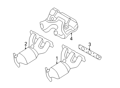 2011 Volvo XC60 Exhaust Manifold