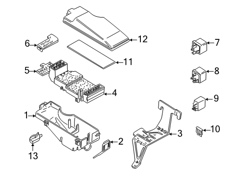 2001 Volvo S80 Electrical Components Diagram 2