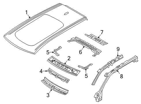 2018 Volvo XC60 Roof & Components