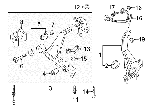 2023 Volvo XC90 Rear Mount Diagram for 32370918