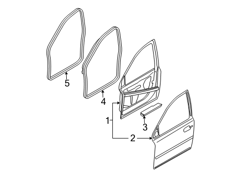 2011 Volvo XC90 Front Door