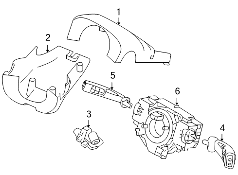 2013 Volvo C30 Switches