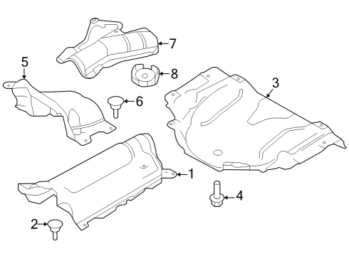 2019 Volvo XC90 Heat Shields