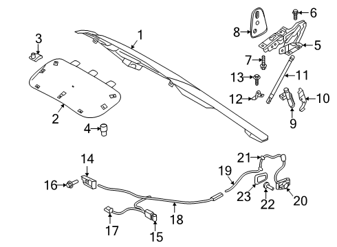 2019 Volvo S60 Hood & Components