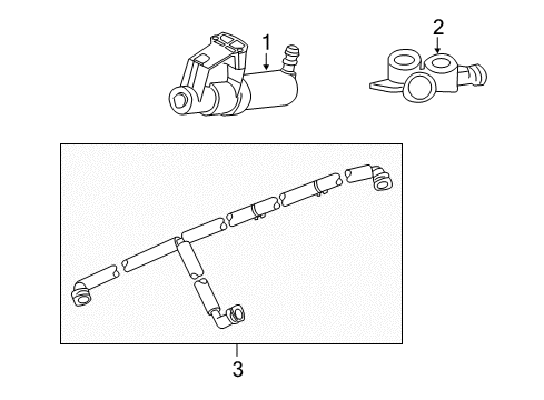 2013 Volvo C30 Washer Components