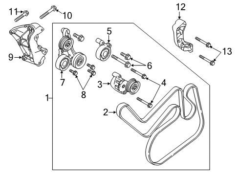 2018 Volvo S60 Belts & Pulleys