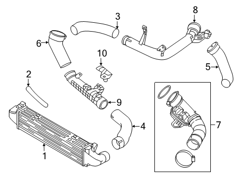 2017 Volvo V60 Cross Country Intercooler
